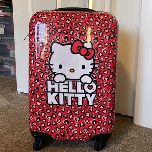 Hello Kitty Rolling Carry-On Suitcase